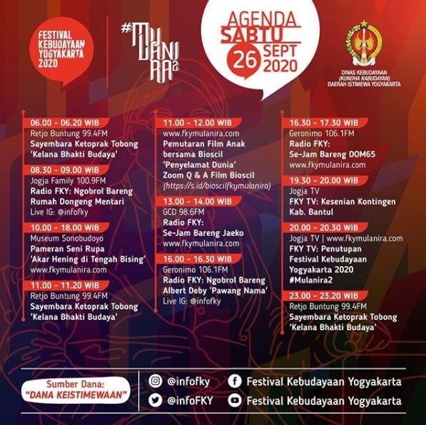 Jadwal Acara Budaya di Kota Wisata Yogyakarta
