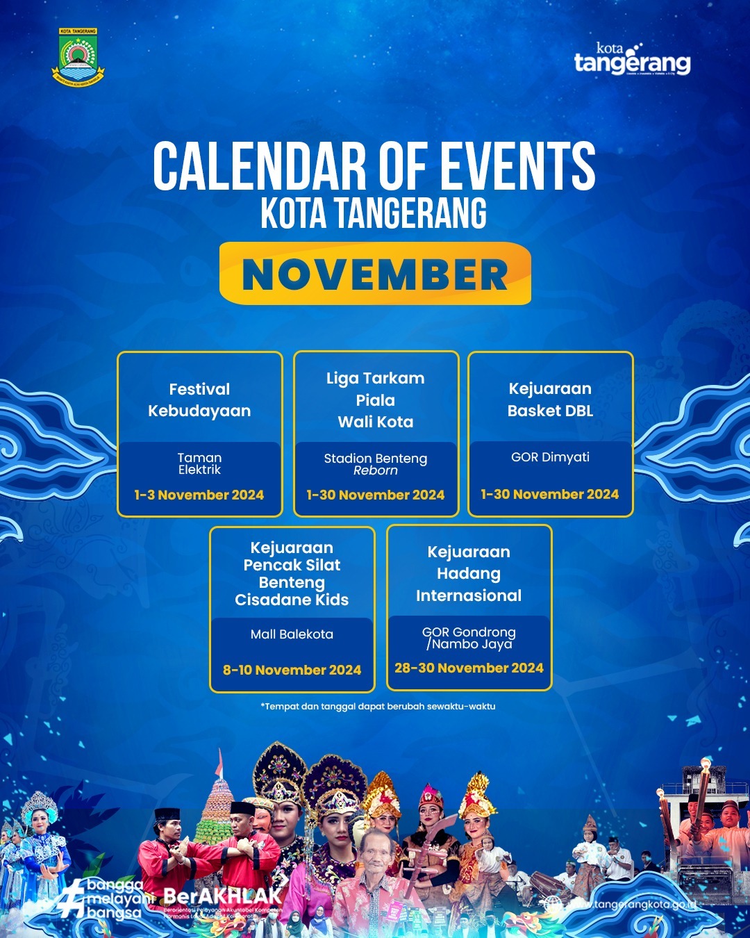 Kalender Acara Budaya Dan Festival Tradisional Nasional
